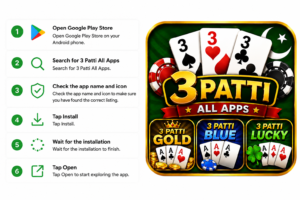 Guide for downloading 3 Patti All Apps