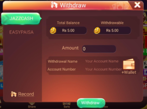 Flying Chess withdrawal options