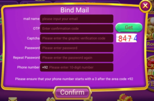 3 Patti Poker bind mail screen